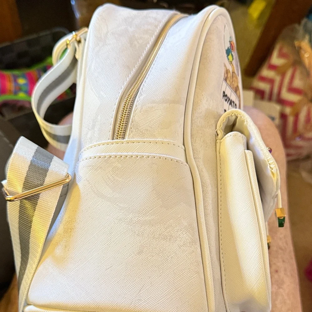 Disney White and Black Cartoon Backpack - Picture 3 of 6